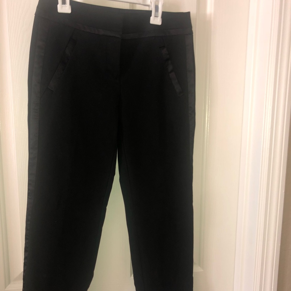Loft black tuxedo Marisa pant size 00p